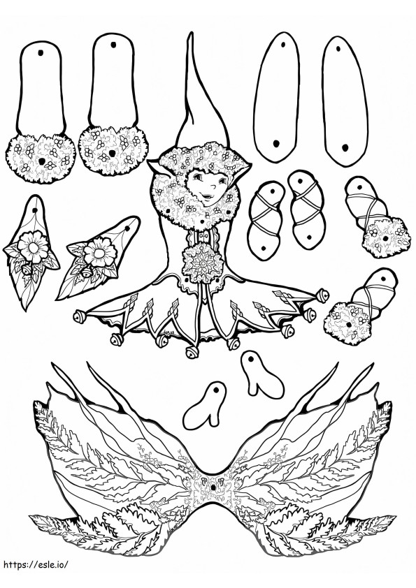 Printable Puppet coloring page