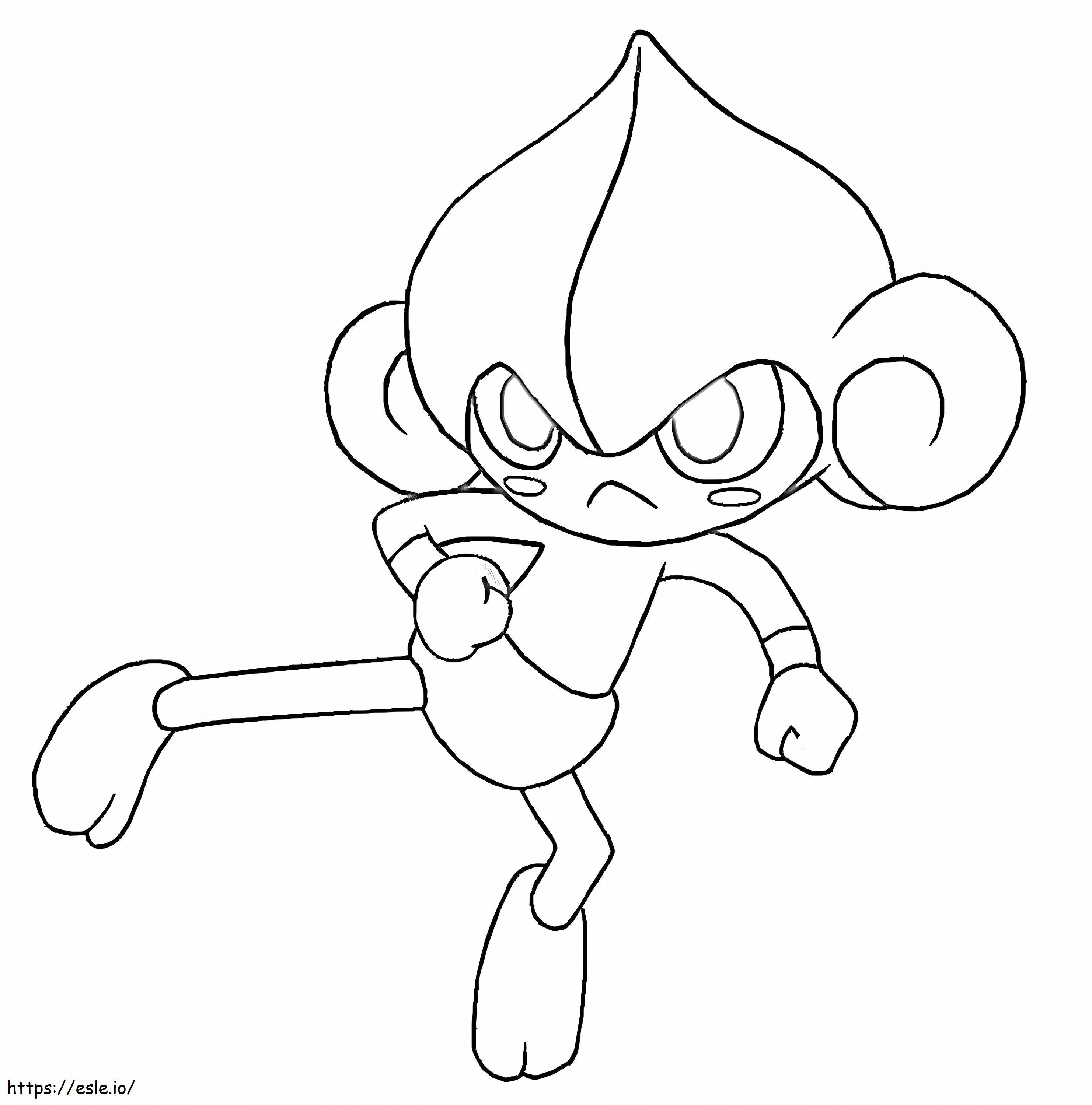 Meditate Pokemon 3 coloring page
