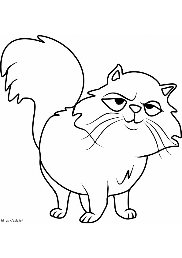 Puss Puss Galore Pound Puppies coloring page