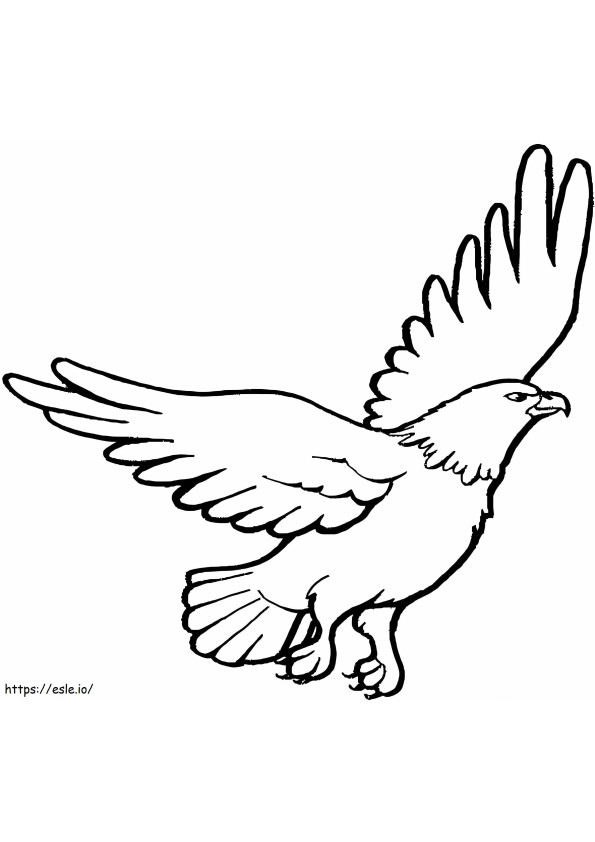 Free Eagle coloring page