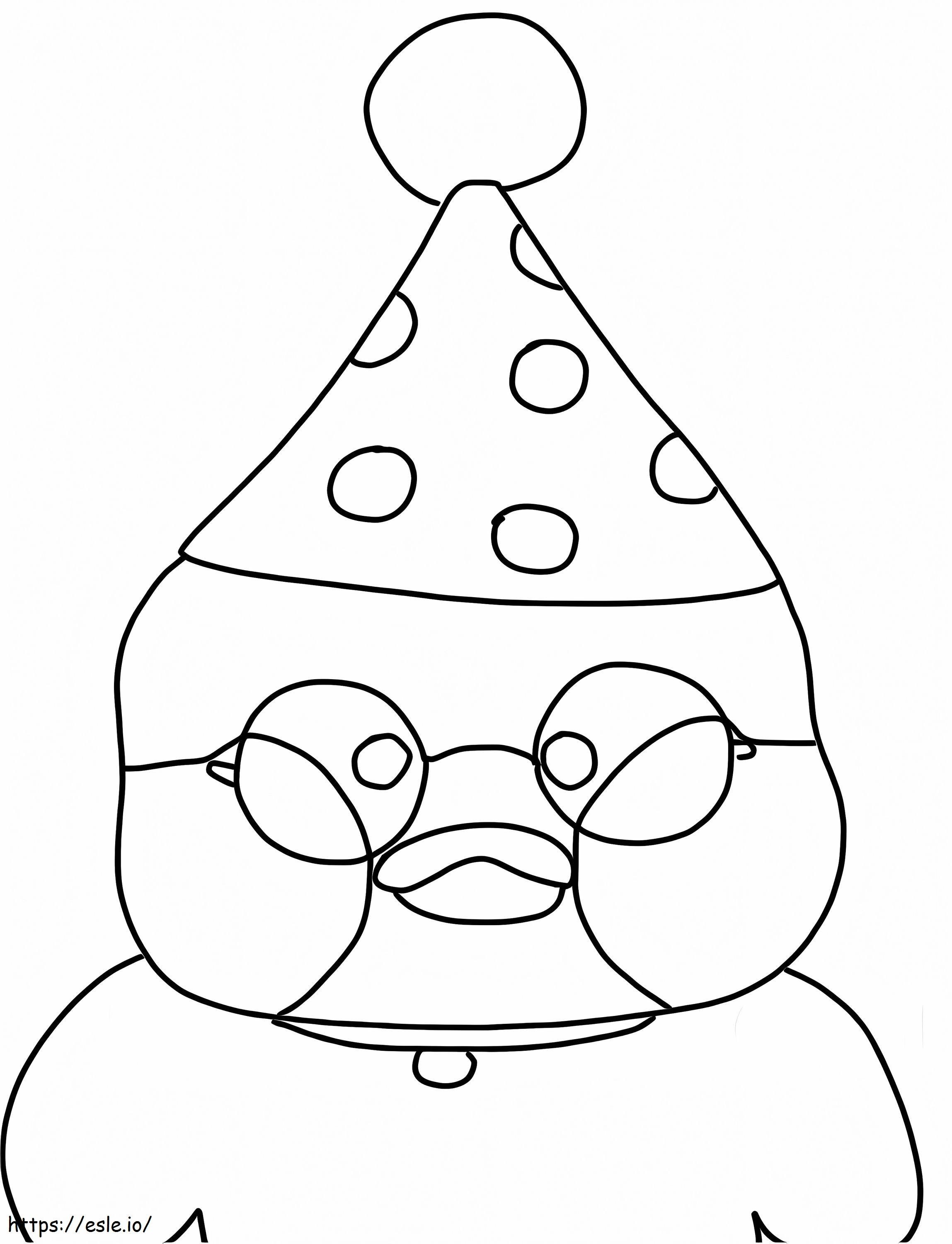 Print Lalafanfan Duck coloring page