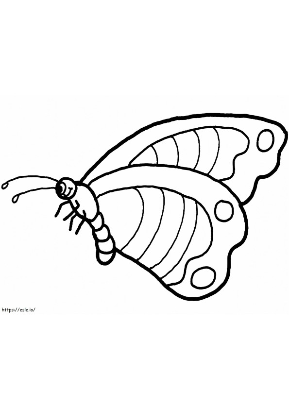 Butterfly For Kids coloring page
