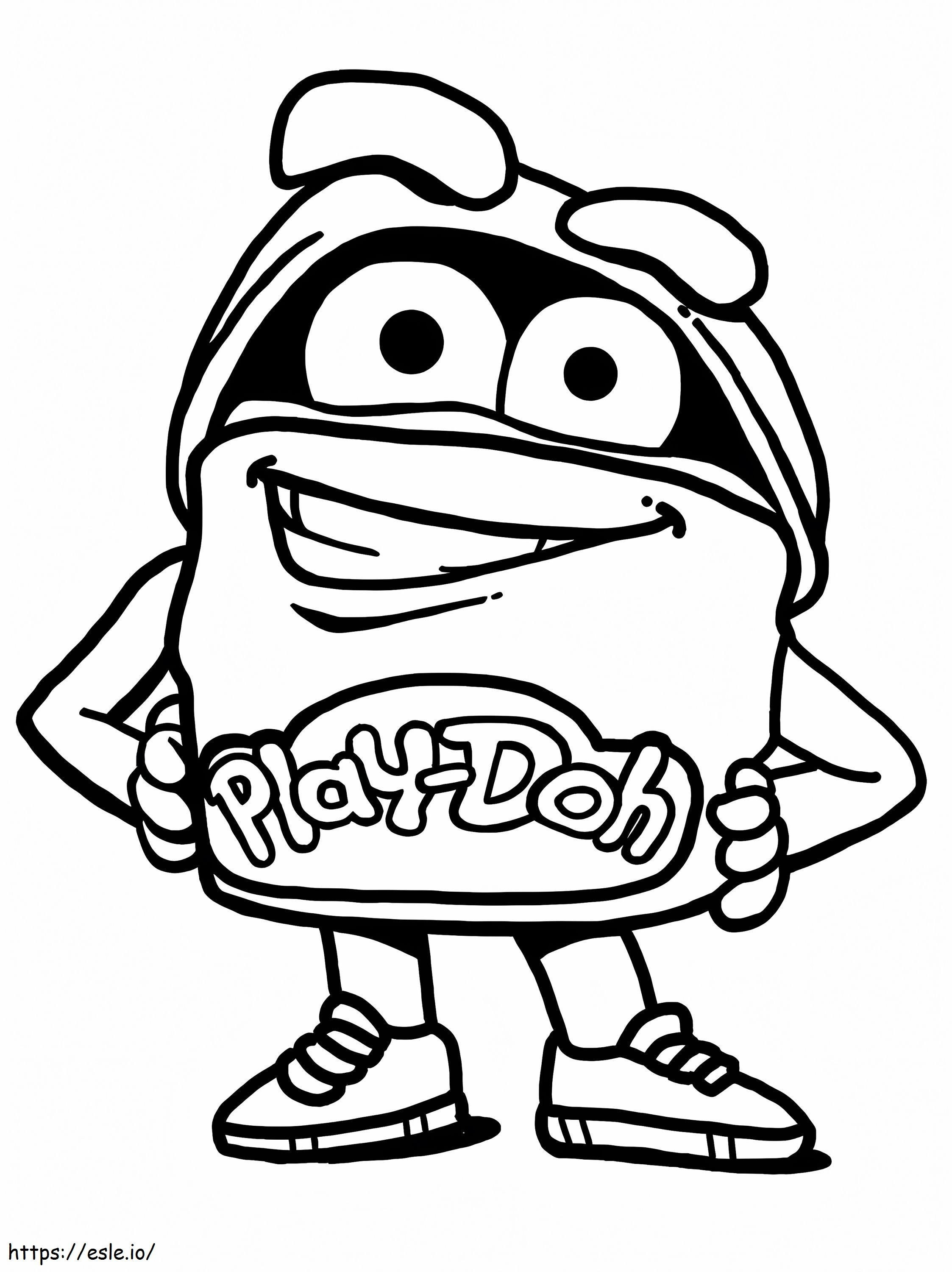 Play Doh 3 coloring page