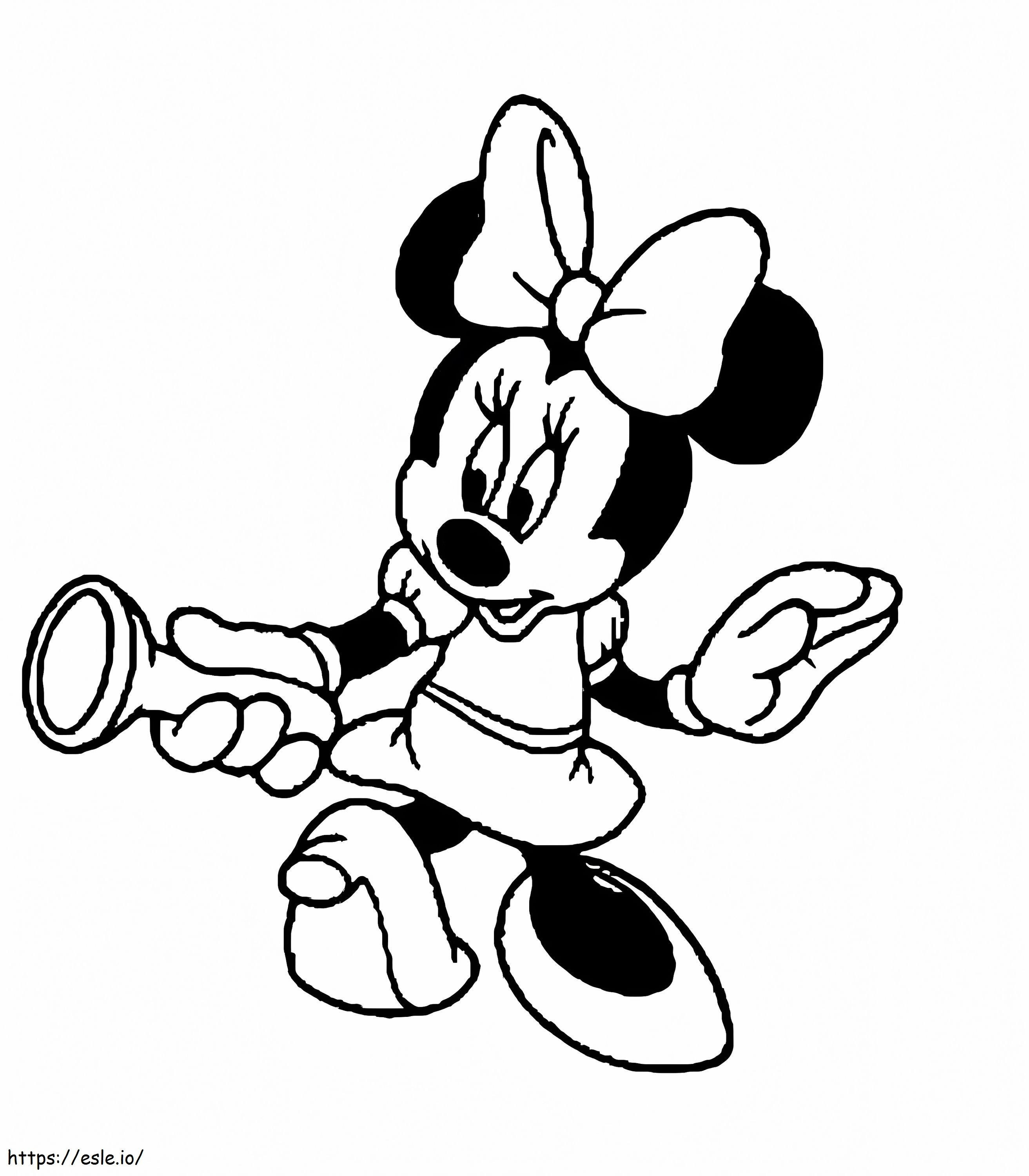 Coloriage Minnie Mouse 1 à imprimer dessin