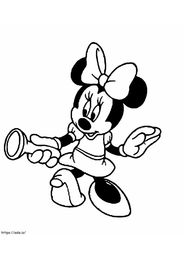 Minnie Mouse 1 coloring page