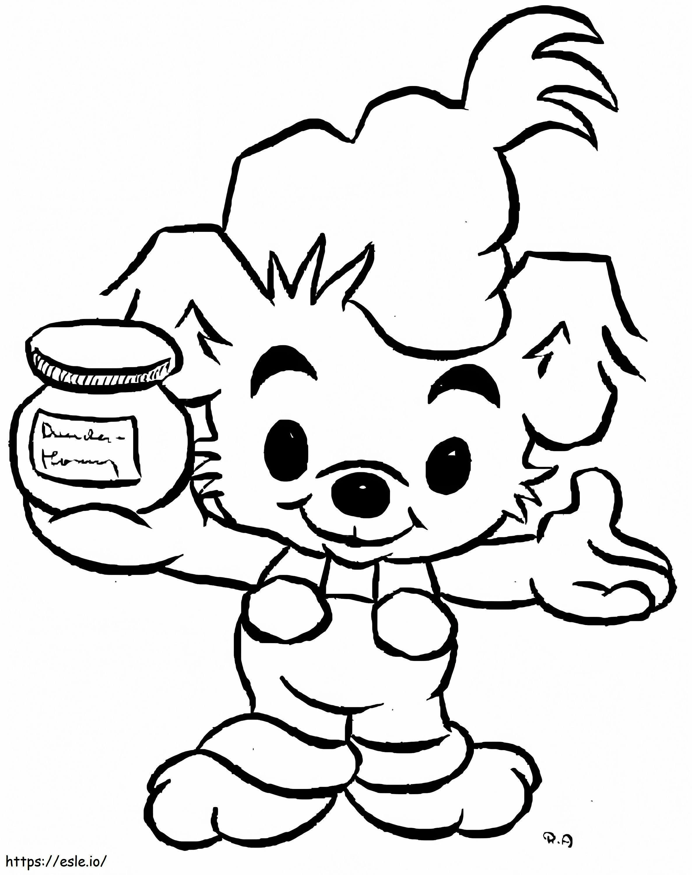 Free Bamse Printable coloring page