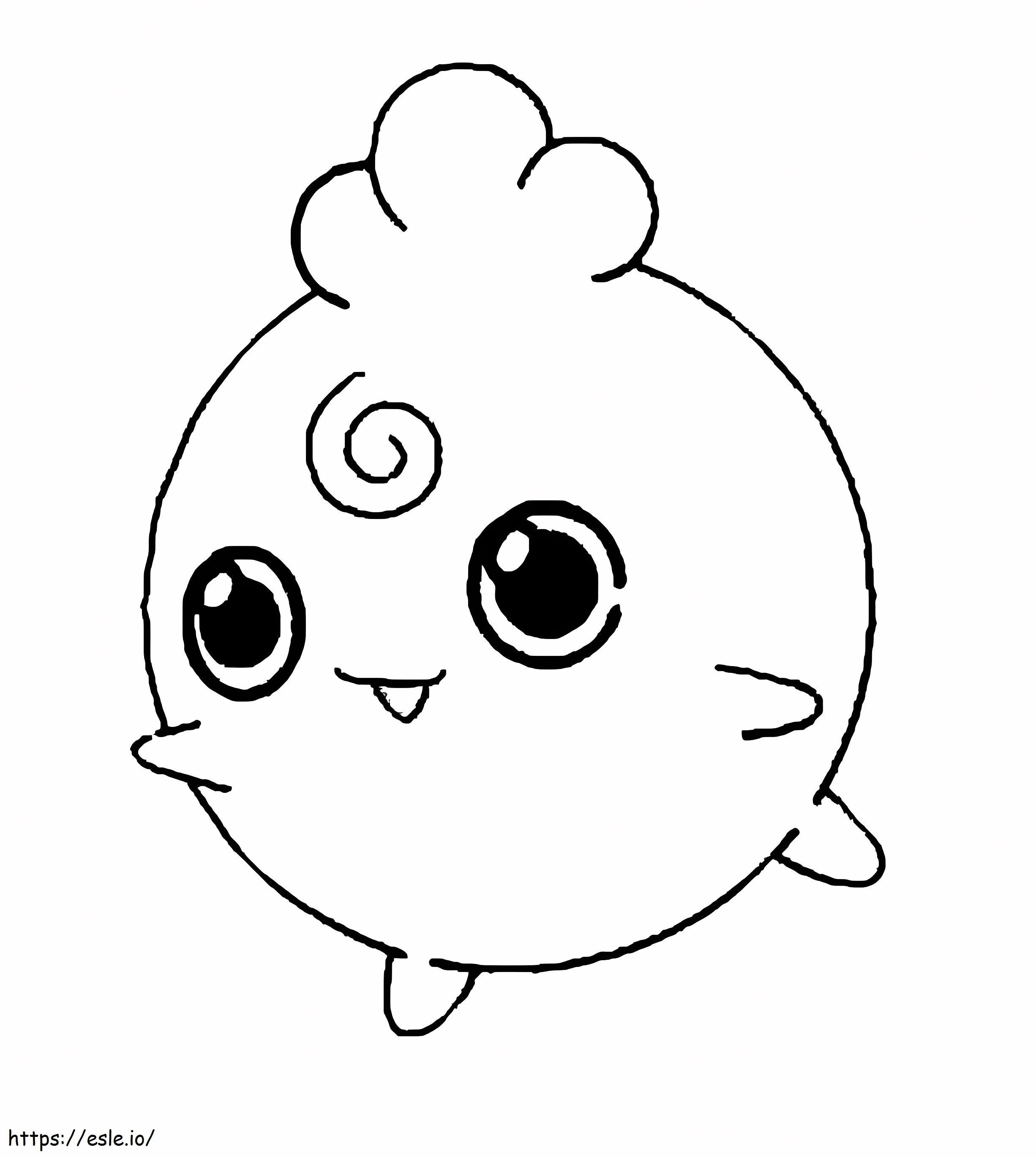 Igglybuff Gen 2 Pokemon coloring page