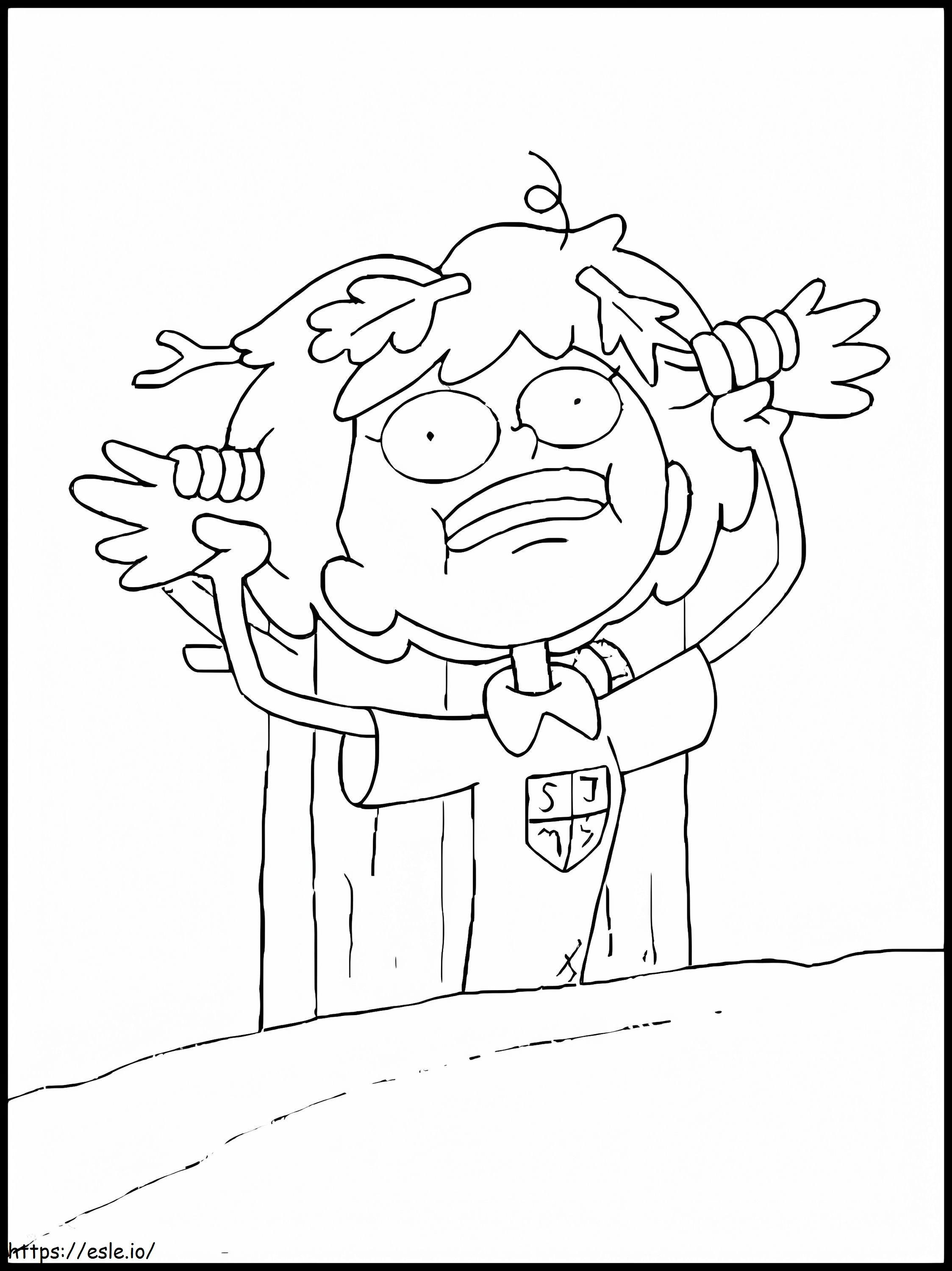 Anne Is Angry coloring page