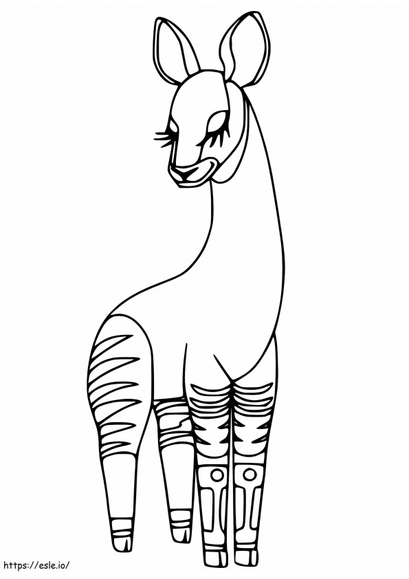 Kedves Okapi kifestő