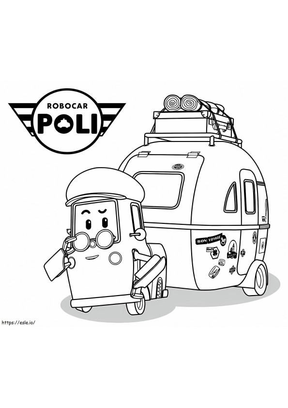 Robocar Poli 24 coloring page