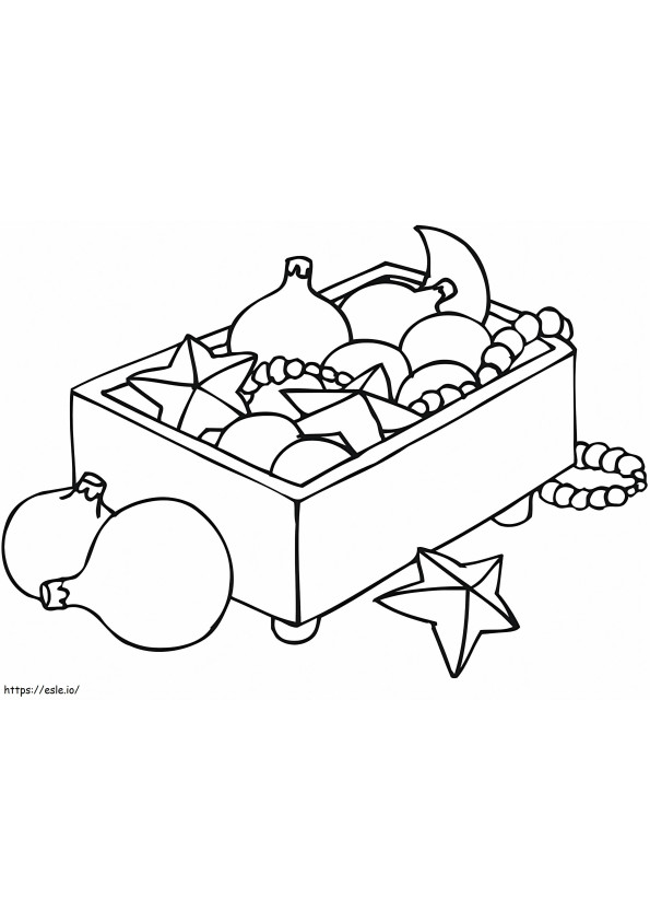 Christmas Bauble 9 coloring page
