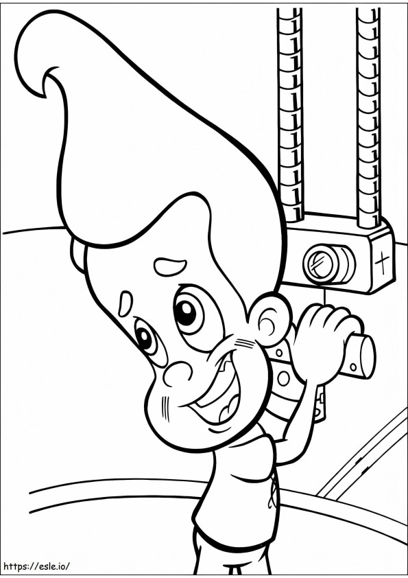 Free Printable Jimmy Neutron coloring page