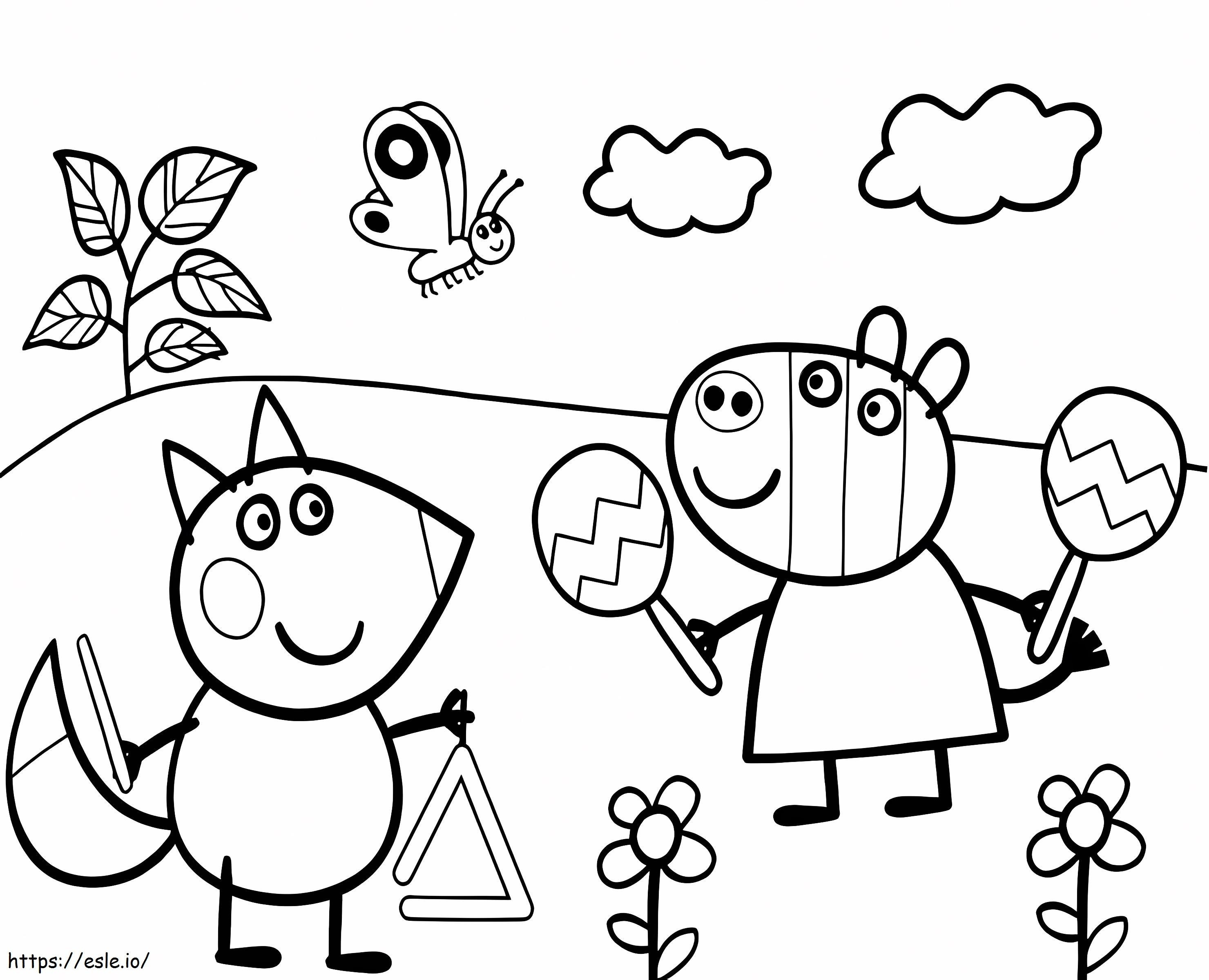 Suzy And Freddy coloring page