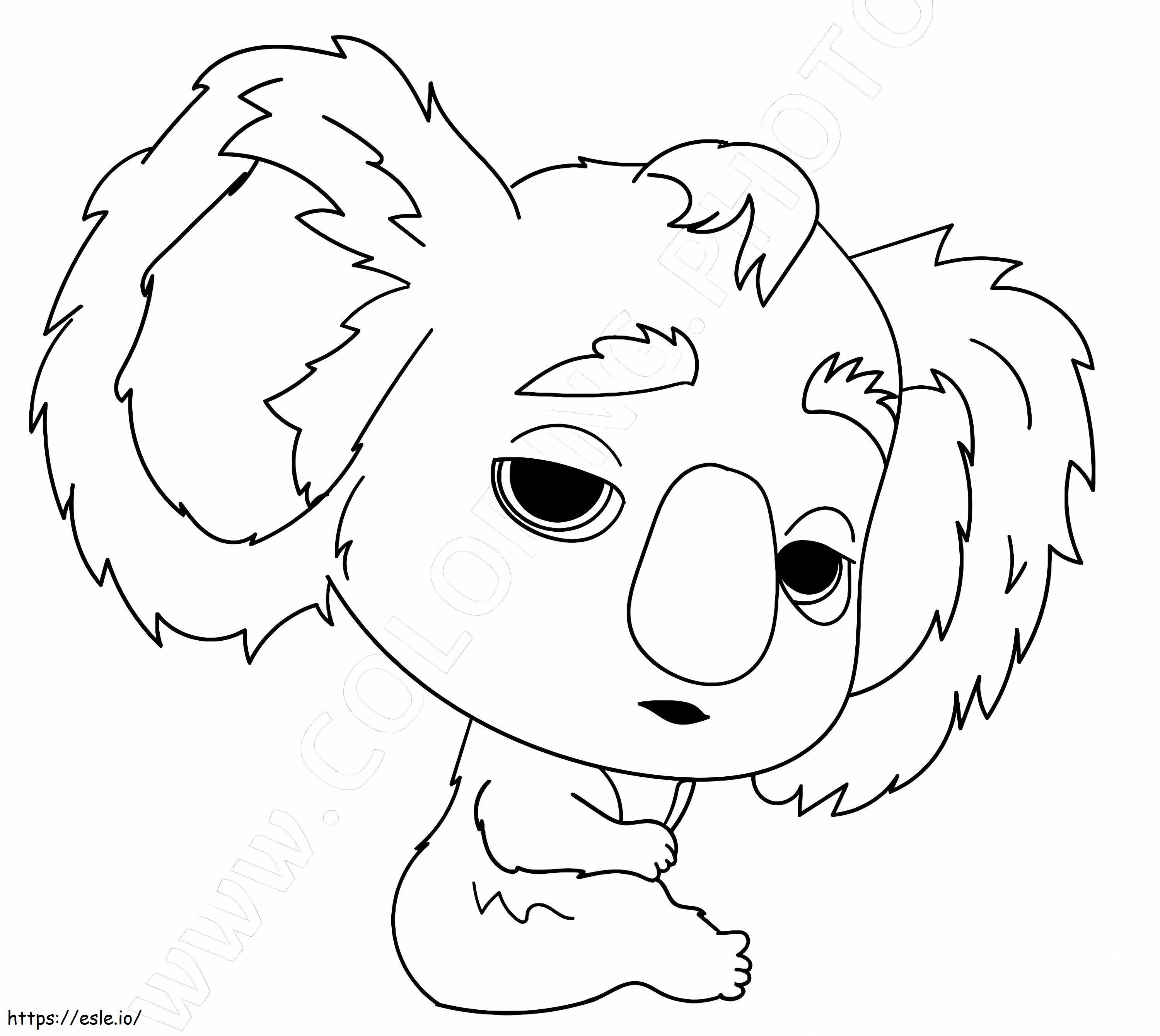 Pretty Boy From Back To The Outback coloring page