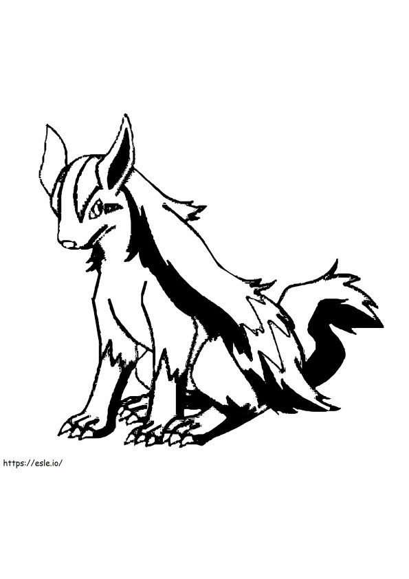 Mightyena-Pokémon ausmalbilder