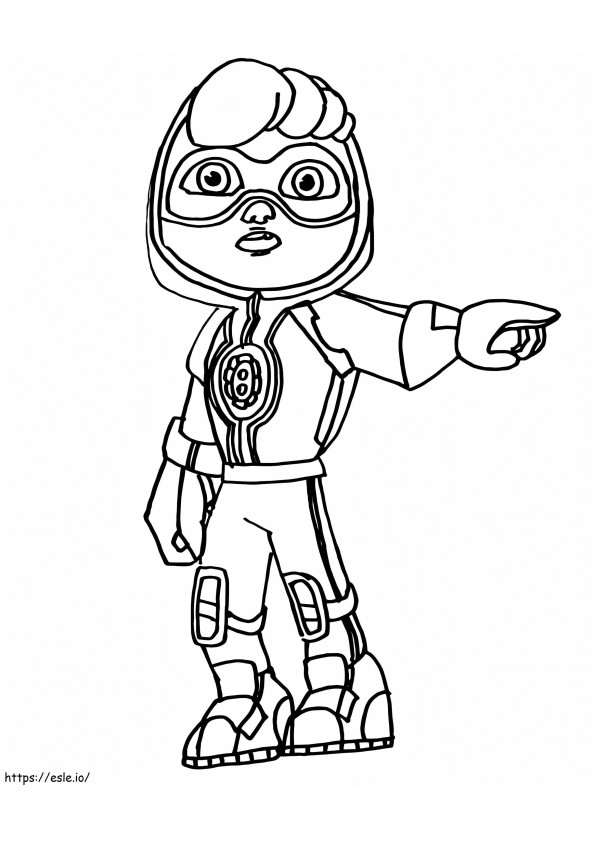 Clay From Action Pack coloring page