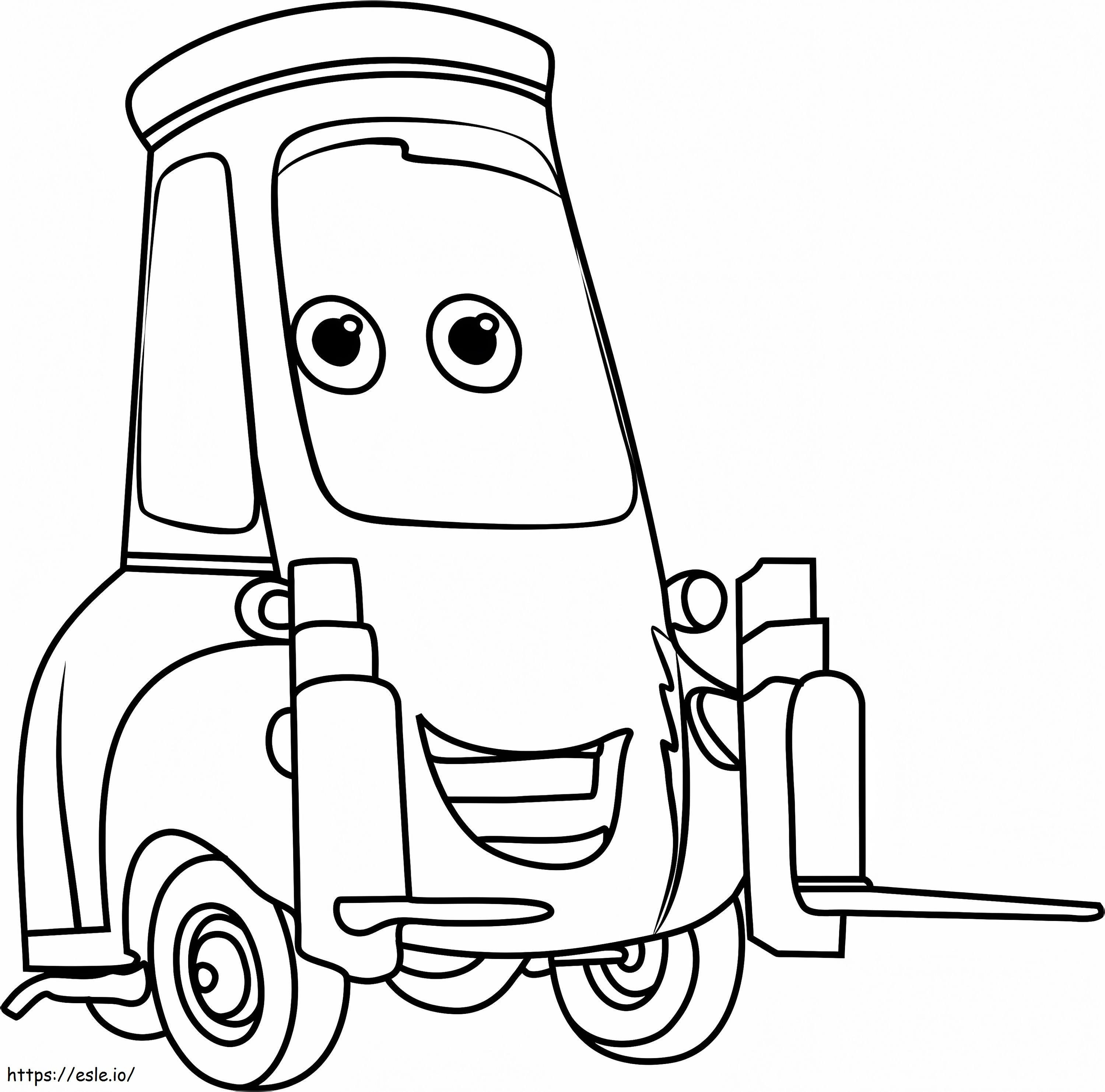 Guido From Cars 31 coloring page