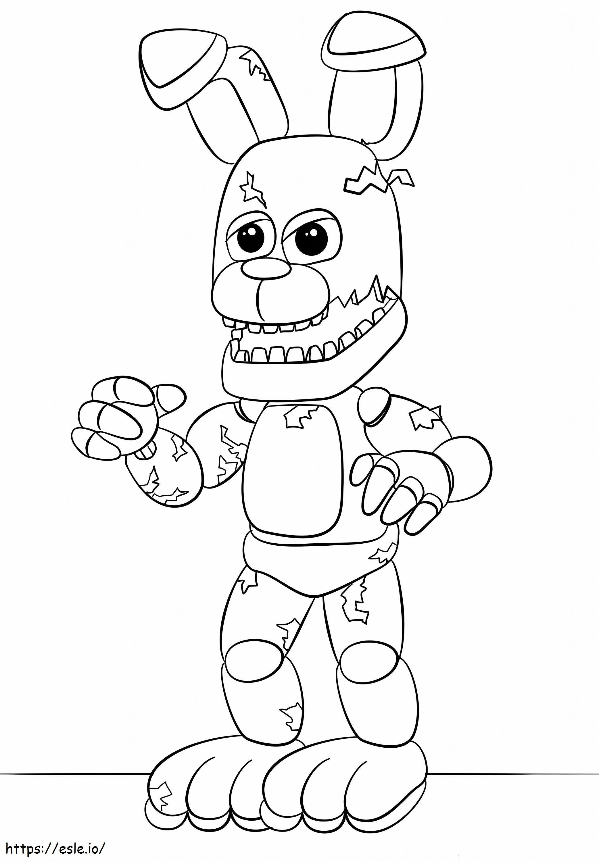 Mangle FNAF Coloring Page for Kids - Free Five Nights at Freddy's Printable  Coloring Pages Online for…