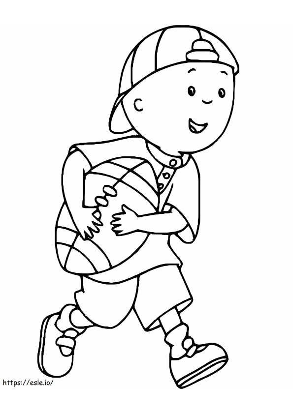 Caillou Is Playing Rugby