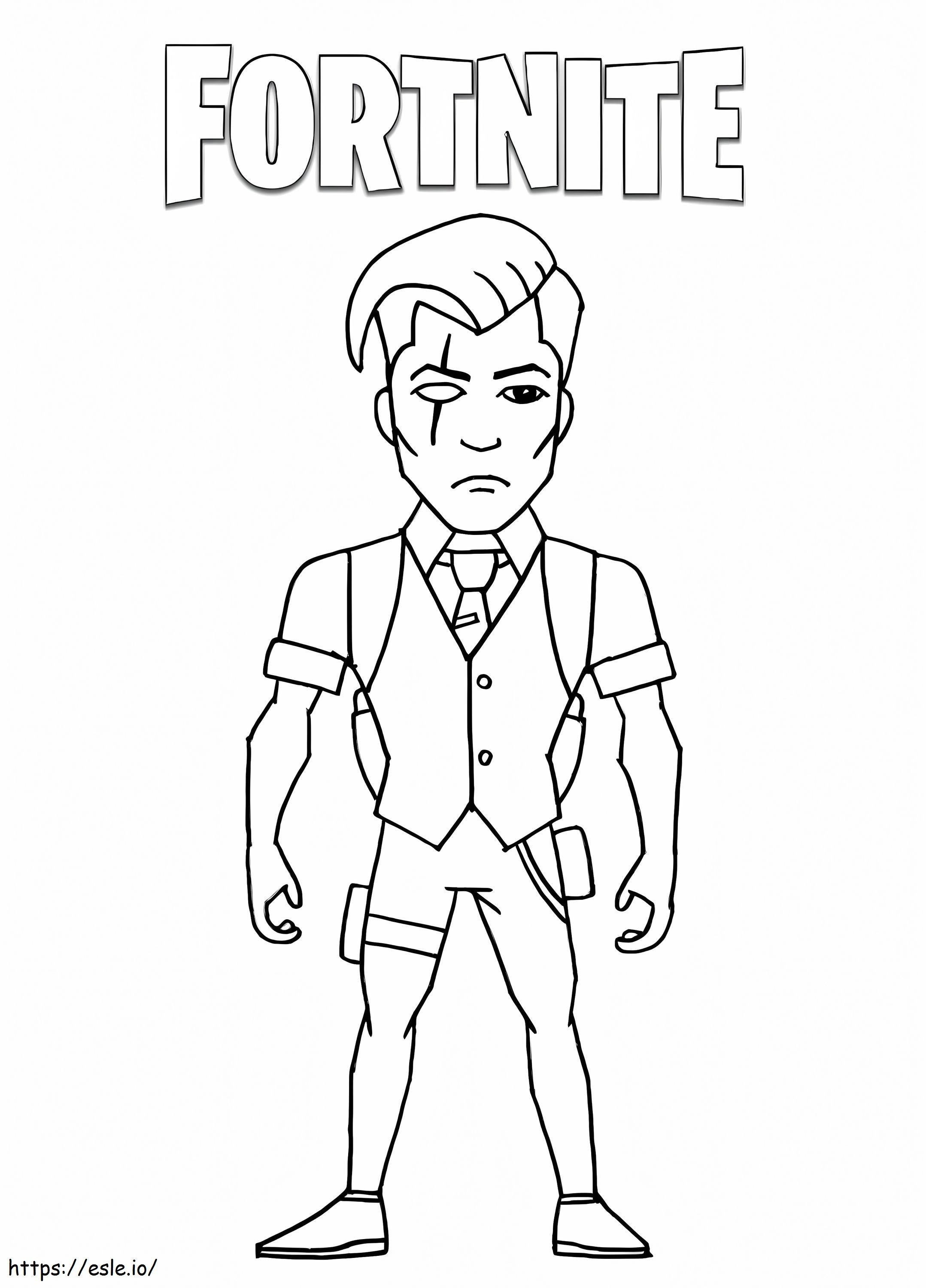 Midas Fortnite coloring page