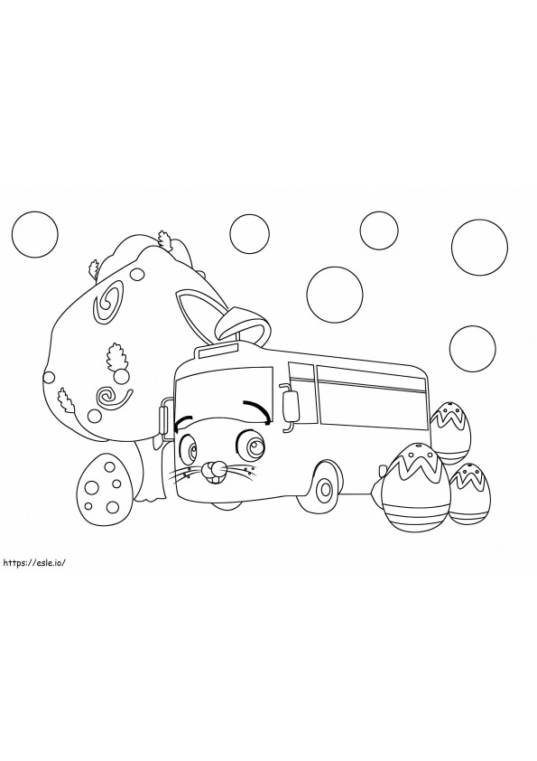 Printable Little Baby Bum coloring page