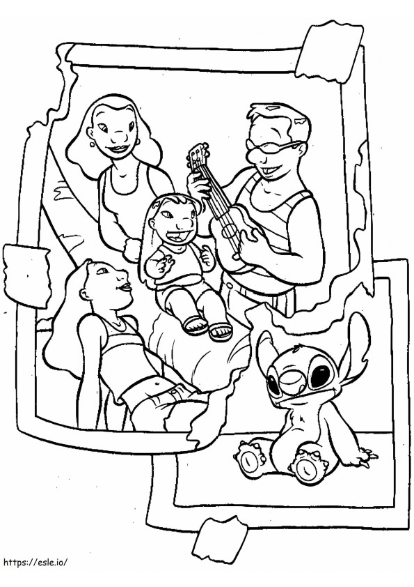 Good Stitch 2 coloring page