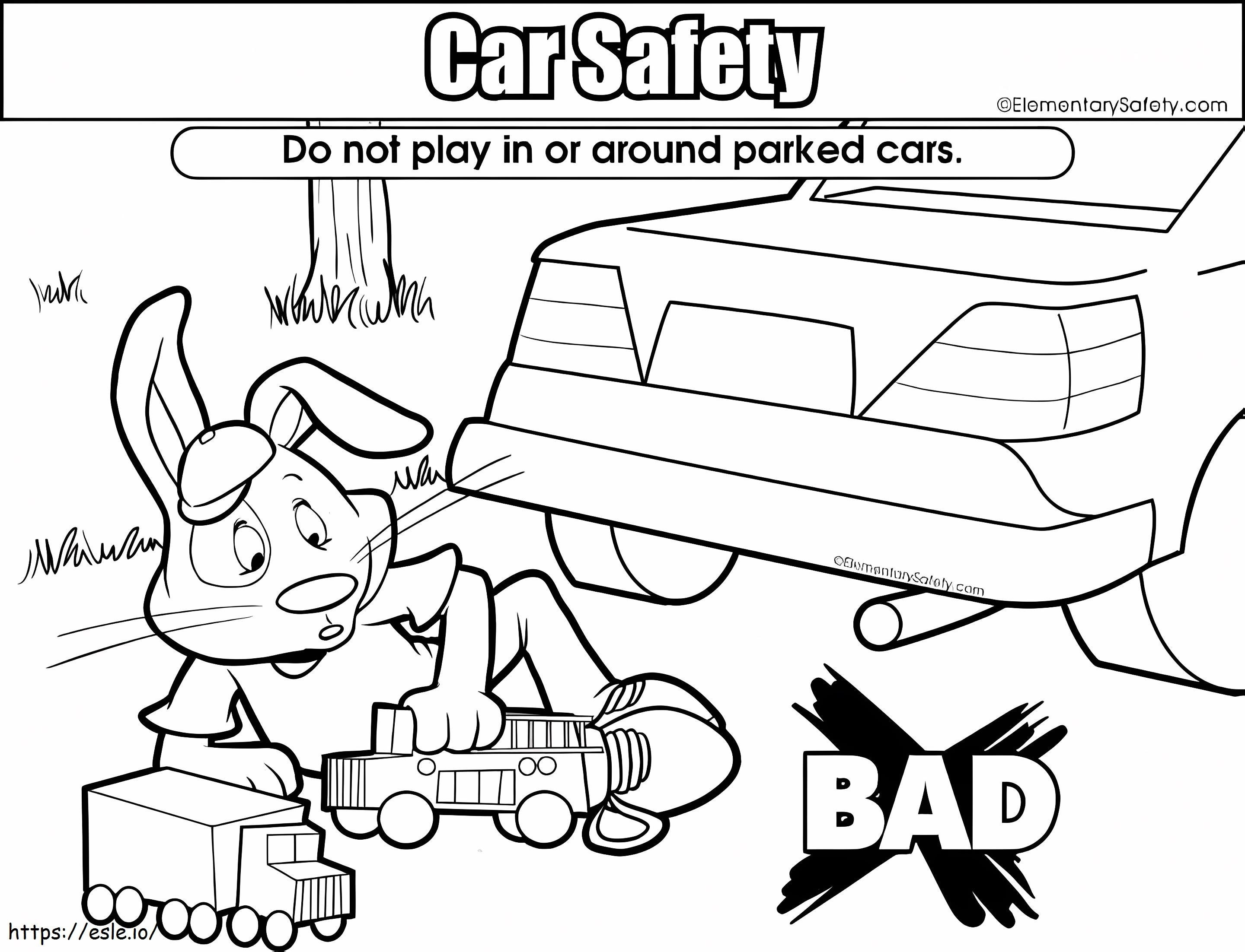 Dont Play Around Car coloring page