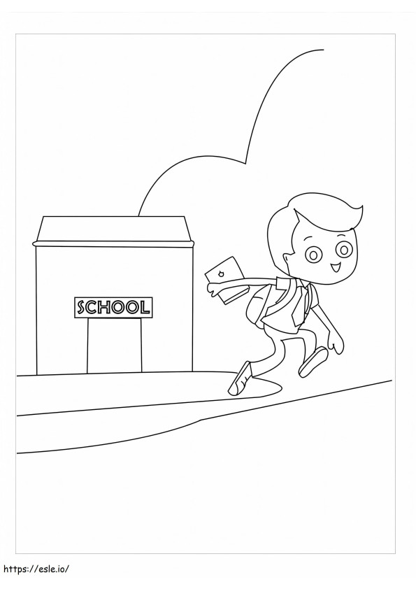 End Of Classes coloring page