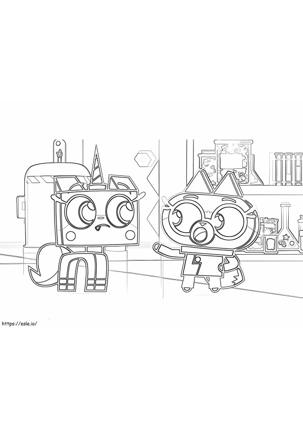Unikitty Cartoon Network Coloring Page coloring page