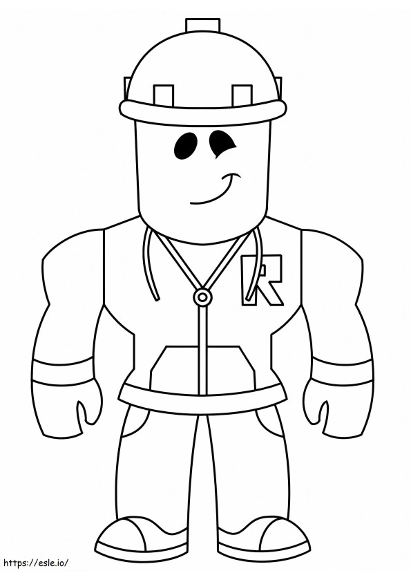 Roblox 5 coloring page
