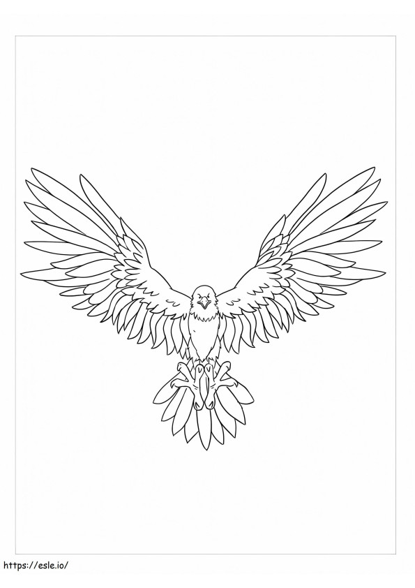 Awesome Eagle coloring page