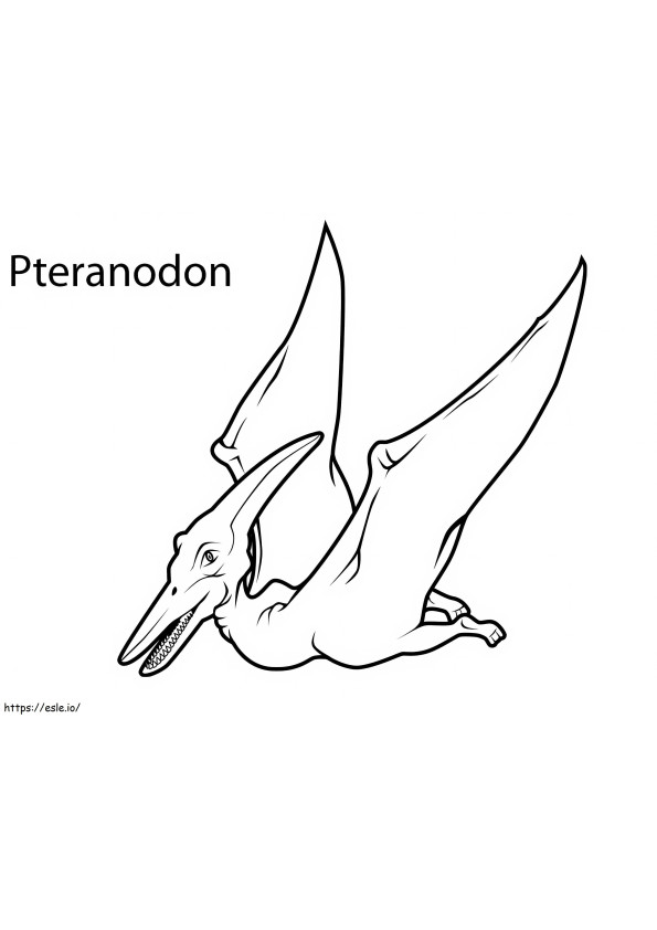 Pterodactyl 7 coloring page