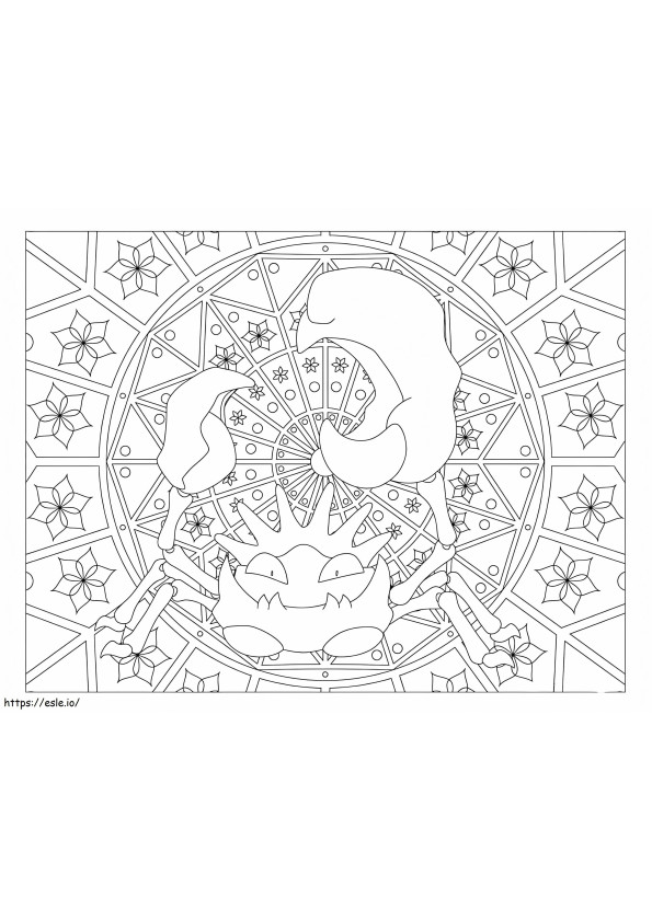 Kingler 4 Coloring Game coloring page
