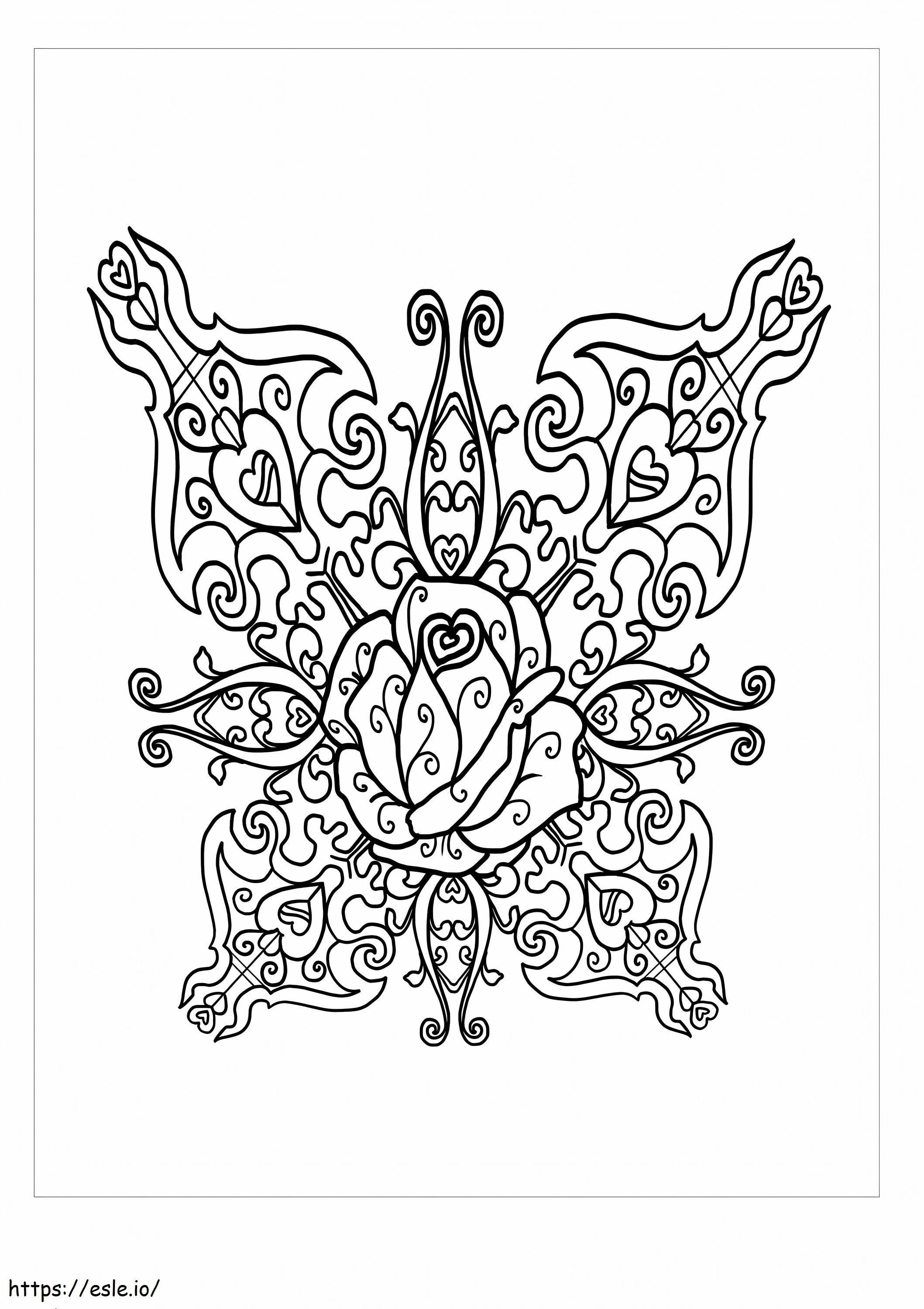 Female Tattoos coloring page