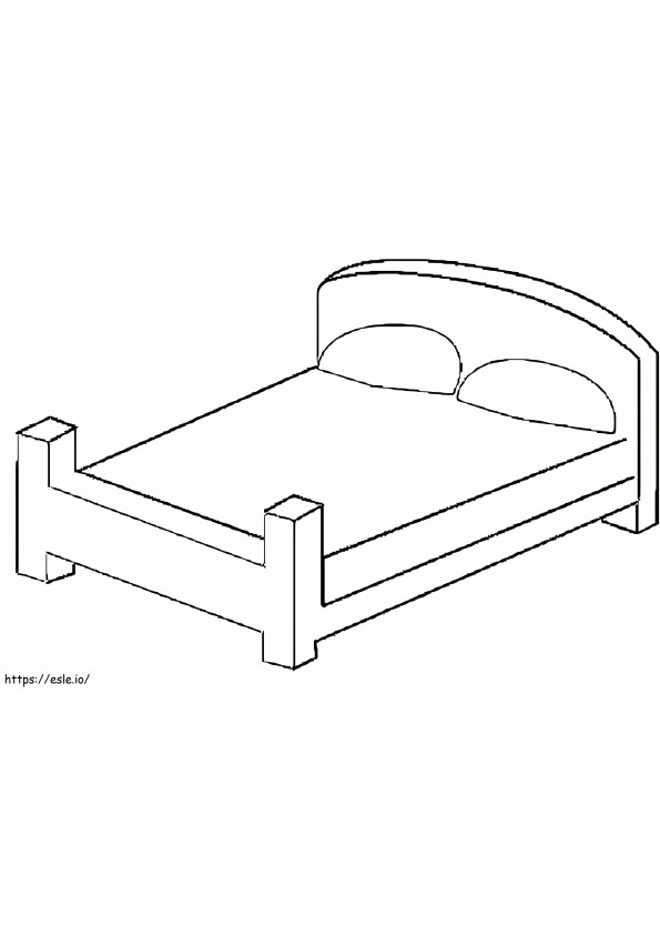 Bed For Kids coloring page