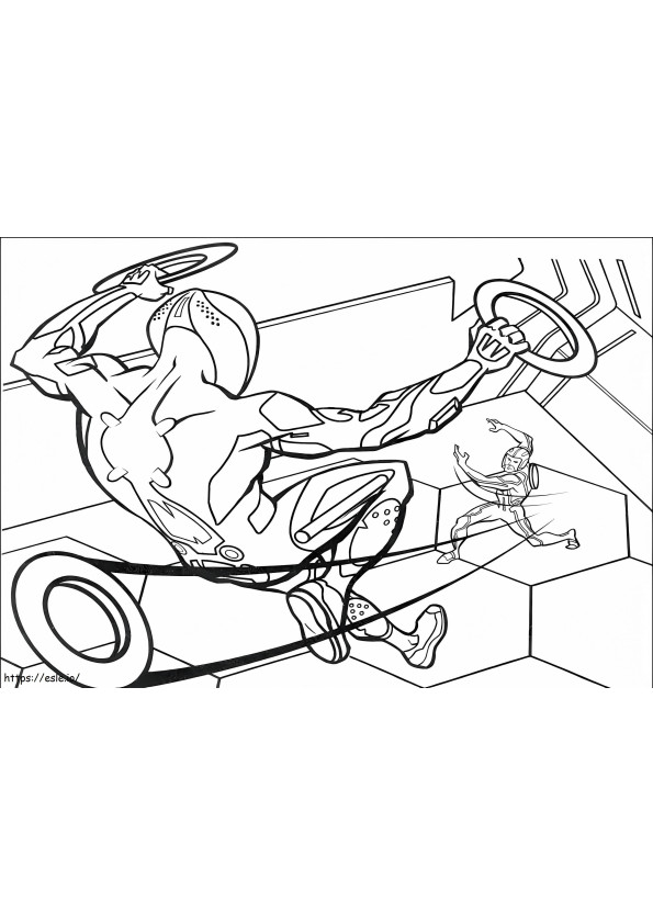 Tron And Rinzler coloring page