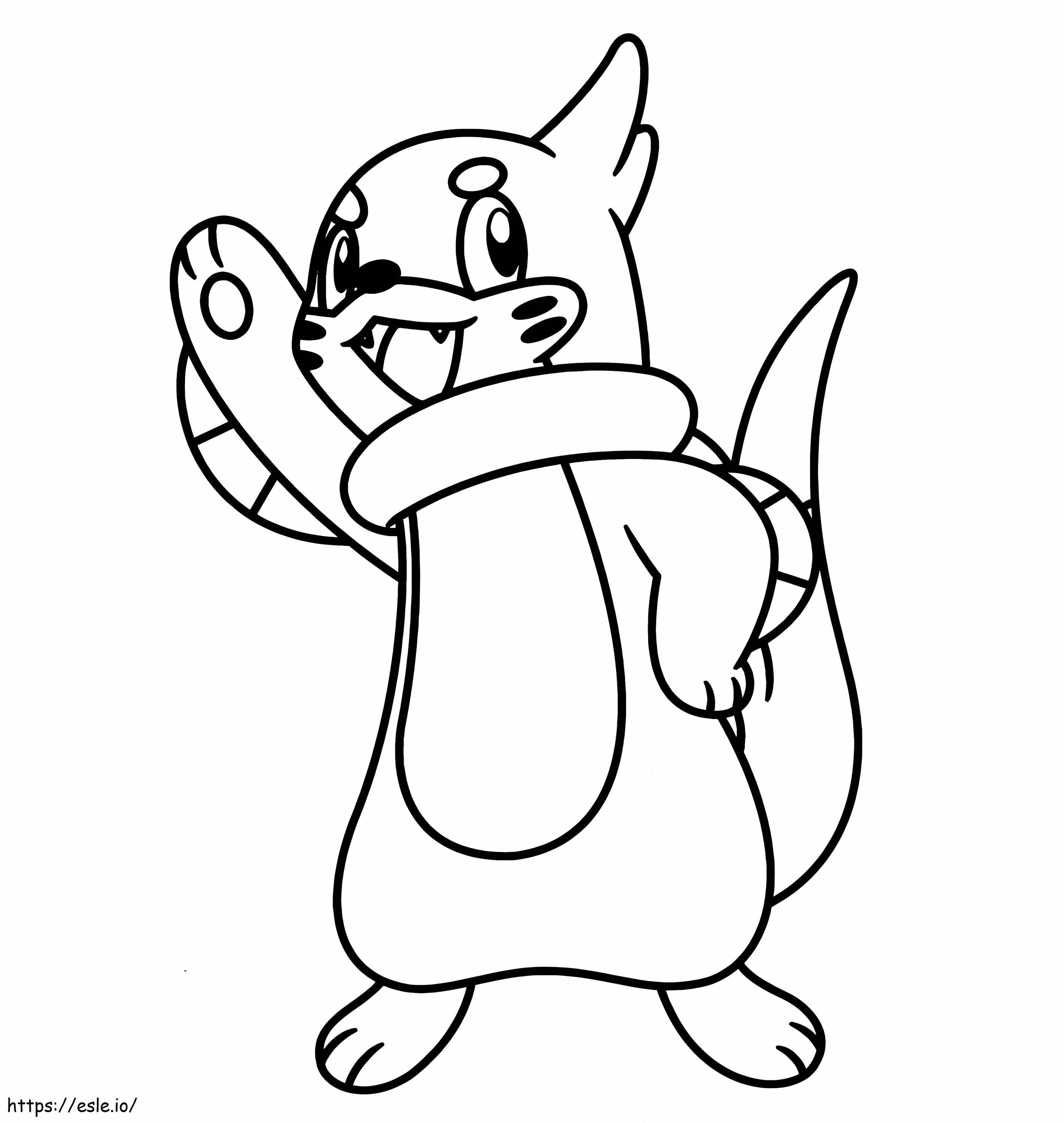 Buizel Pokemon 2 coloring page