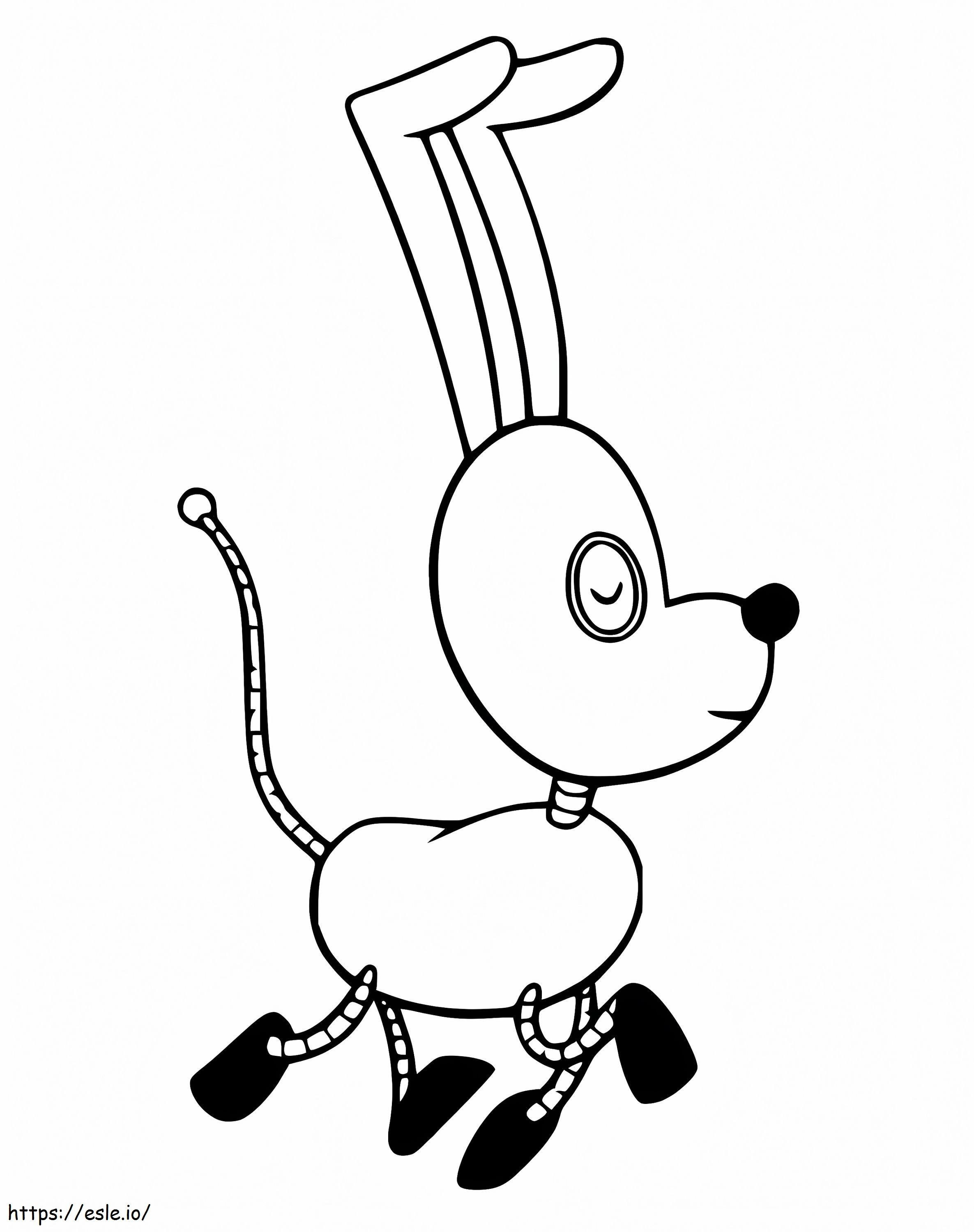 Spot Dog From Rolie Polie Olie coloring page