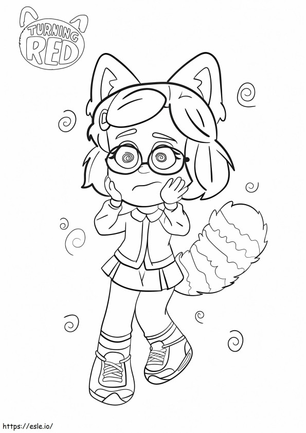 Mei Lee Going Crazy coloring page