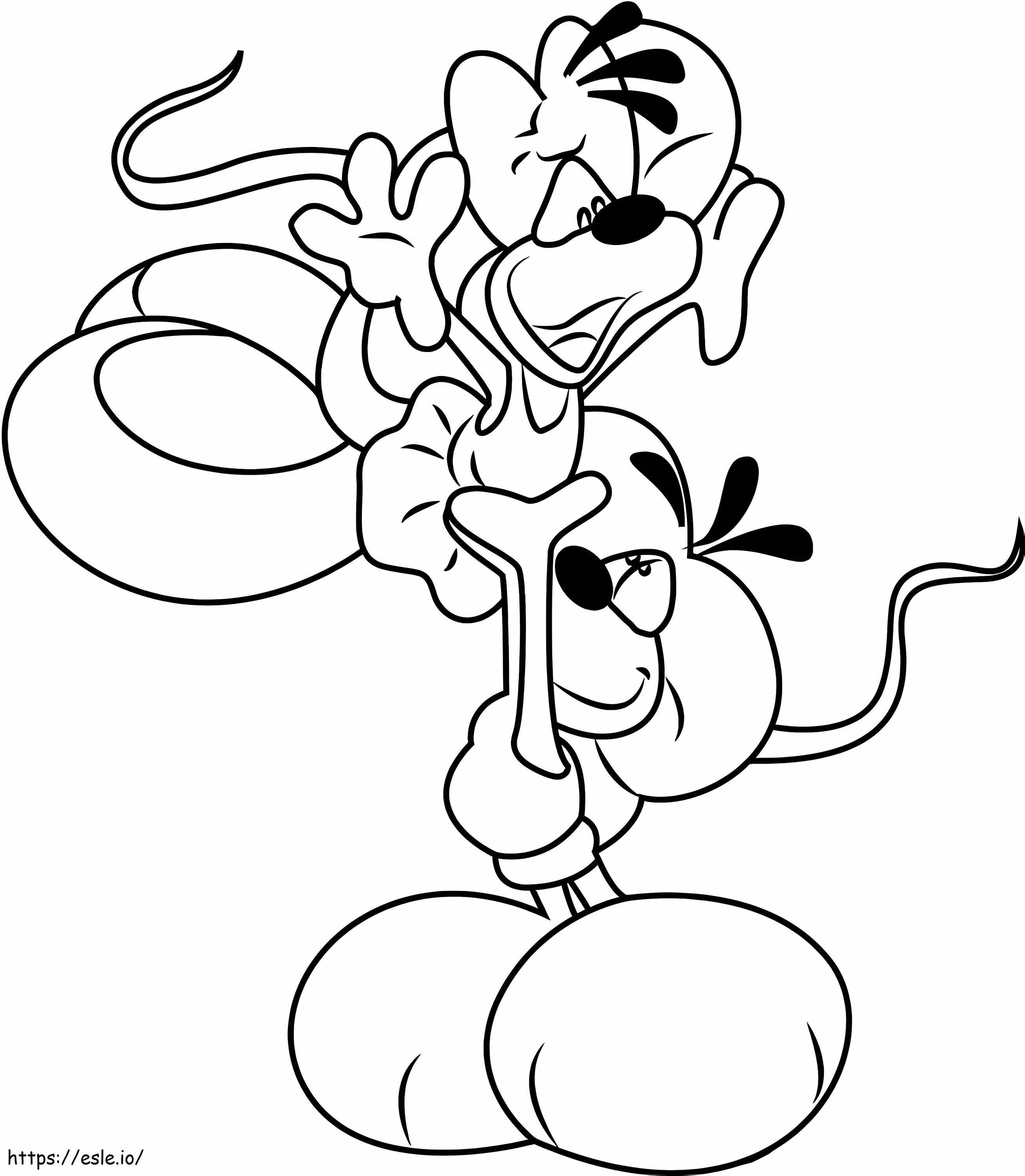 Diddlina And Diddl coloring page