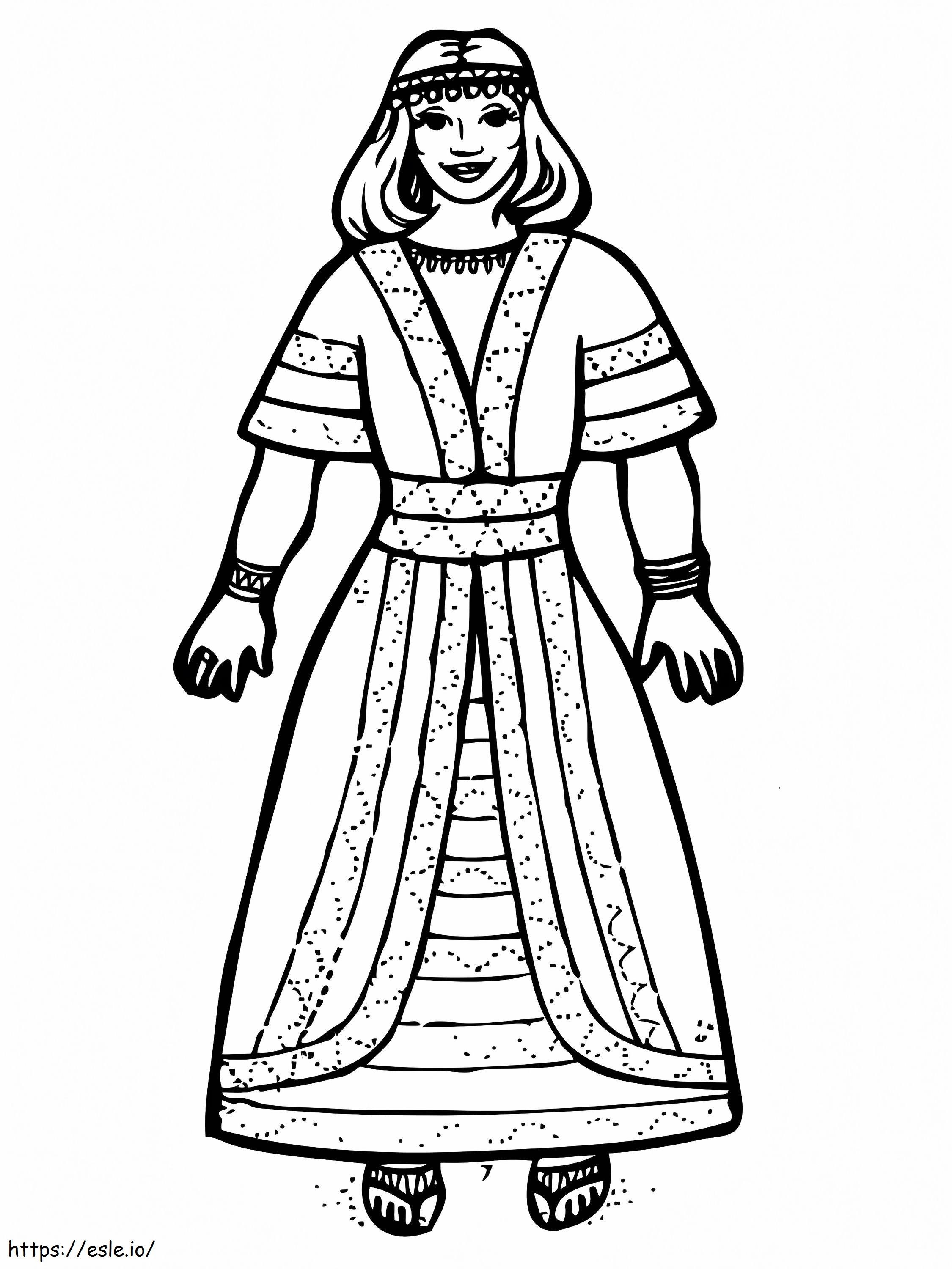 Queen Esther 3 Coloring Page