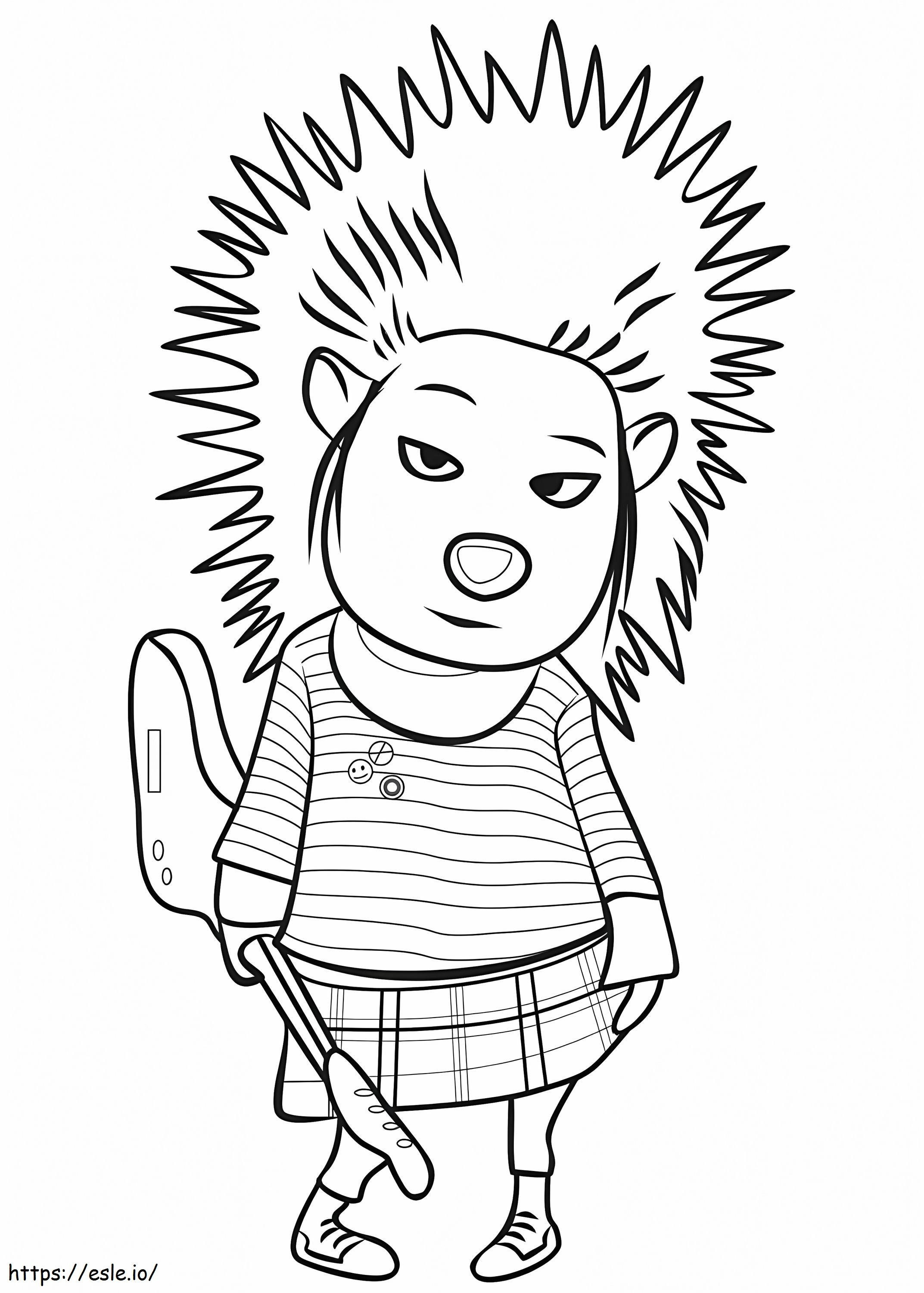 Ash In Sing Movie coloring page