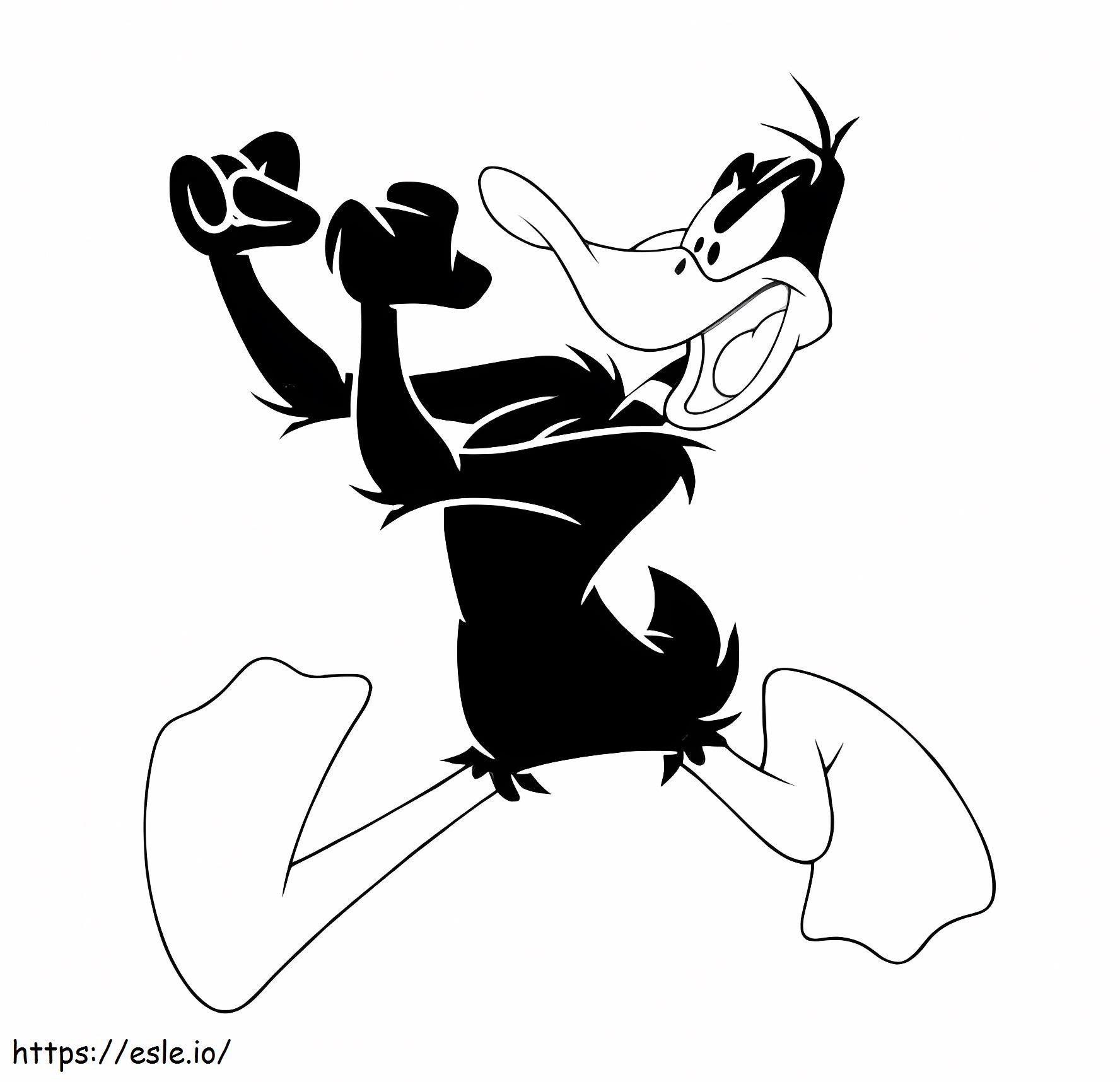  Spacerujący Kaczor Daffy A4 kolorowanka