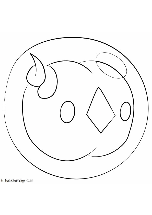 Solosis Pokemon 2 coloring page
