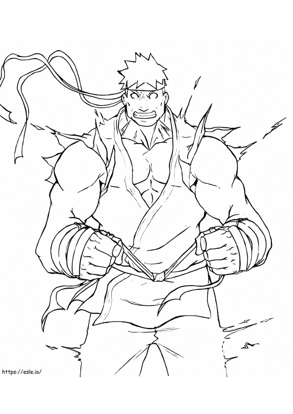 Great Ryu coloring page