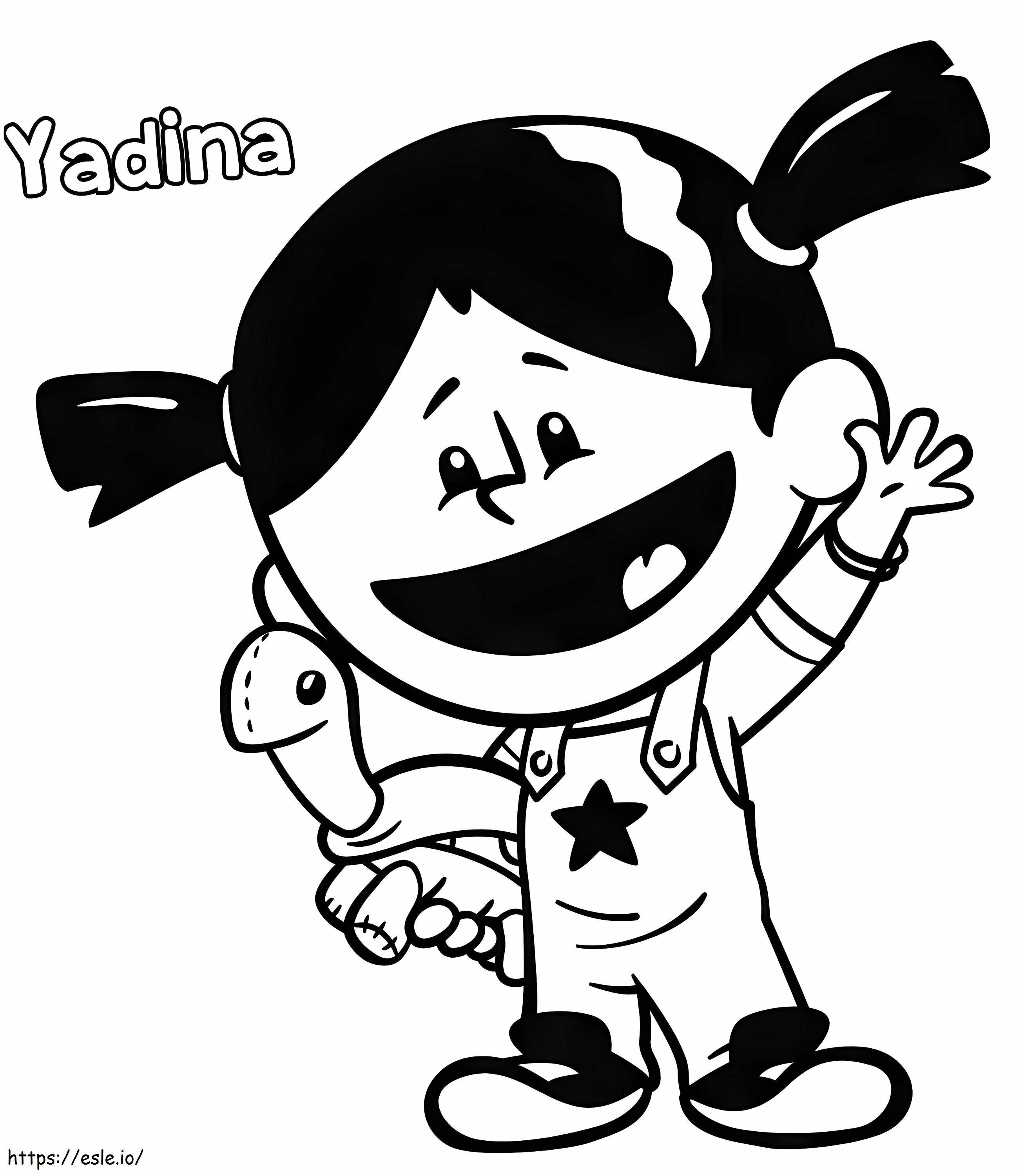 Yadina And Dr. Zoom coloring page