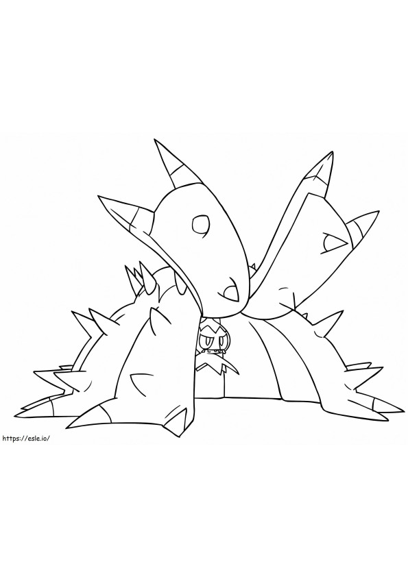 Druckbares Toxapex-Pokémon ausmalbilder