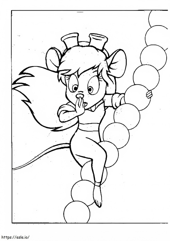 Gadget On A Necklace coloring page