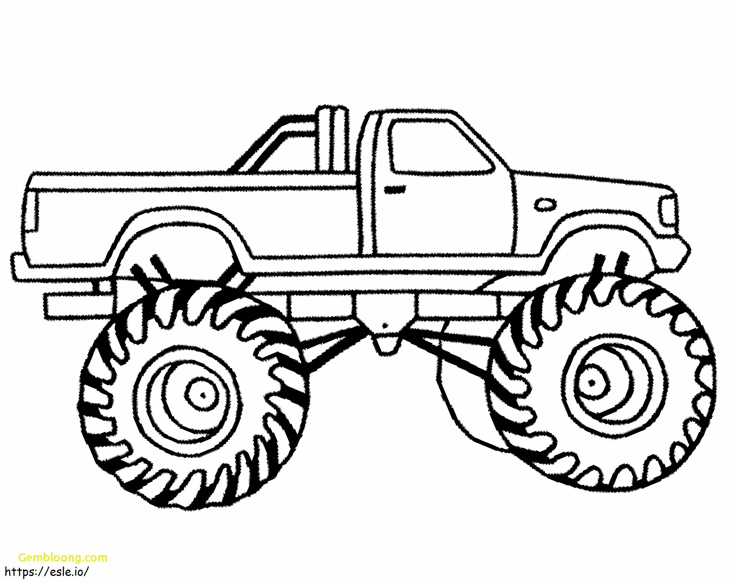 Fabulous Truck Coloring Page