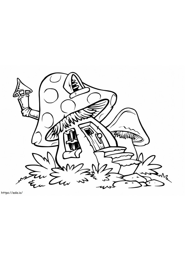 House Of Arrows coloring page
